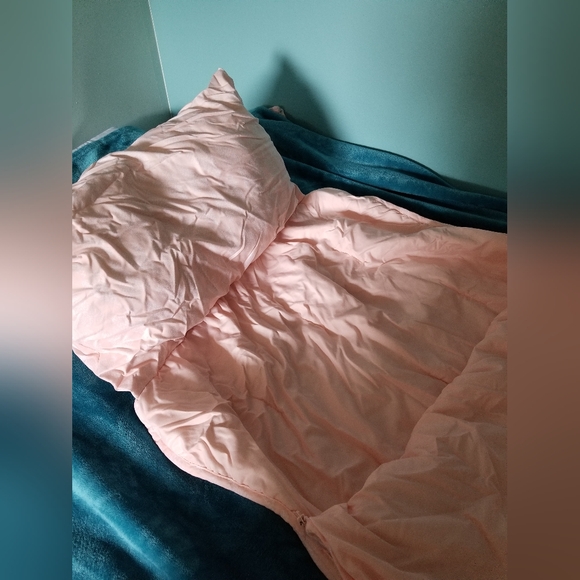 Pink Heart Pillow Sleeping Bag - Picture 5 of 8